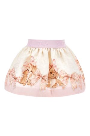 pink fabric skirt MONNALISA KIDS | 31F70166510190